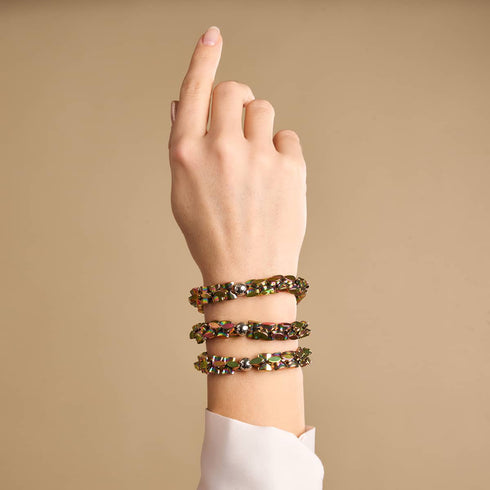 Einhorn Gold | Monroe Links | Sanduhr-Armband